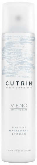 Cutrin Vieno Sensitive Hairspray Strong - Лак сильной фиксации без отдушки