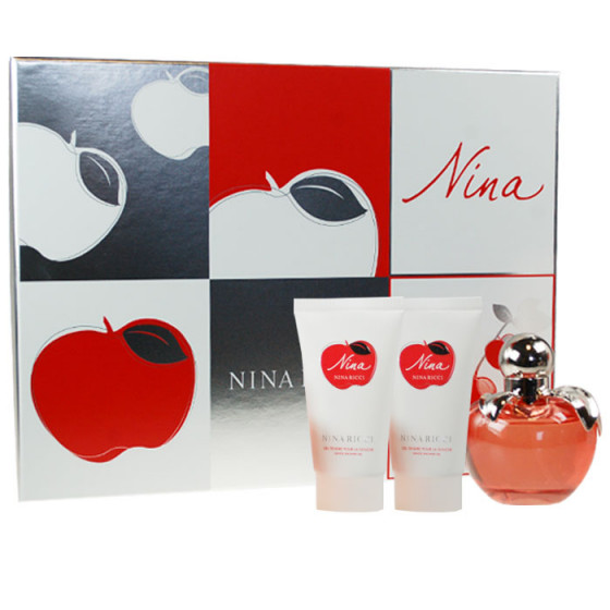 Nina Ricci Nina (Apple) - Подарочный набор (EDT50+B/L50+S/G50)