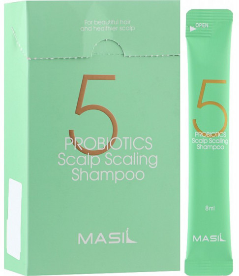 Masil 5 Probiotics Scalp Scaling Shampoo - Шампунь для глубокого очищения кожи головы с пробиотиками