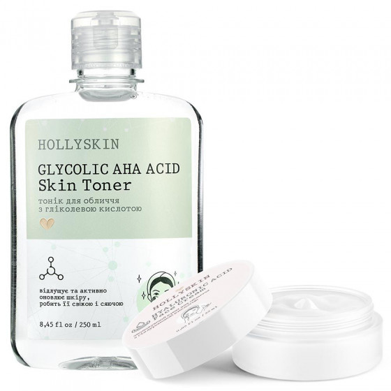 Hollyskin Glycolic AHA Acid Skin Toner - Тоник для лица с гликолевой кислотой - 2