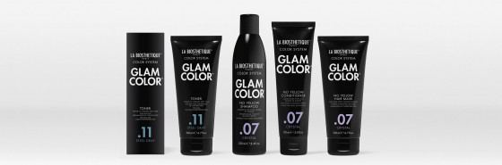 La Biosthetique Glam Color Toner Steel Gray .11 - Тонер с антижелтым эффектом для седых волос - 5