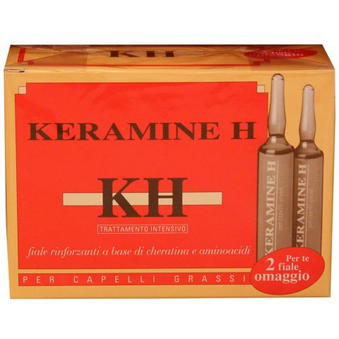 Keramine H Fiale Rinforzante Fascia Rossa - Ампулы для укрепления волос Красные 10*10 мл