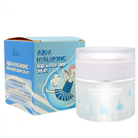 Elizavecca Aqua Hyaluronic Acid Water Drop Cream - Увлажняющий гиалуроновый крем для лица - 1