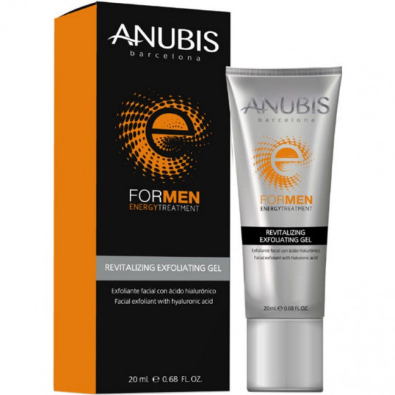 Anubis For Men Revitalizing Exfoliating Gel - Гель-эксфолиант с гиалуроновой кислотой для мужчин