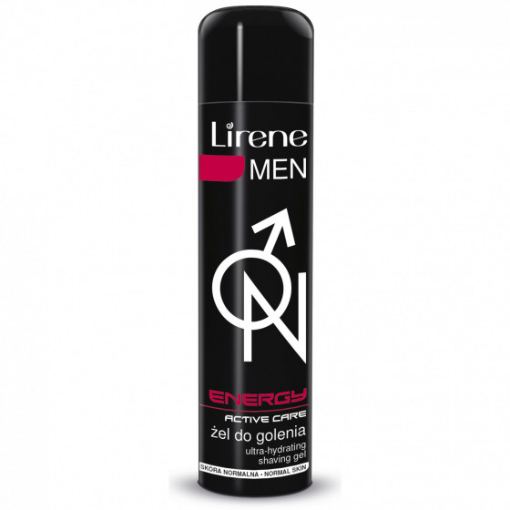 Lirene Men Energy Active Care Ultra-Hydrating Shaving Gel - Увлажняющий гель для бритья для нормальной кожи