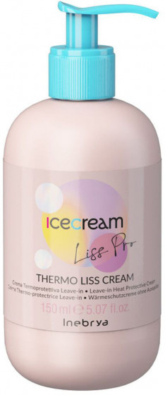 Inebrya Ice Cream Liss-Pro Thermo Liss Cream - Термозащитный крем для волос