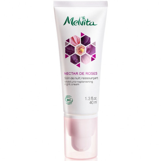 Melvita Nectar De Rose Night - Увлажняющий ночной крем для лица "Розовый нектар"