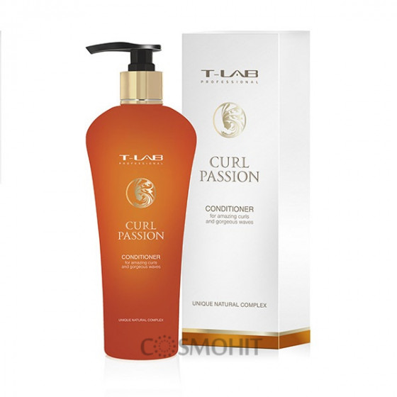 T-LAB Professional Curl Passion Conditioner - Кондиционер для потрясающих завитков и прекрасных волн - 1