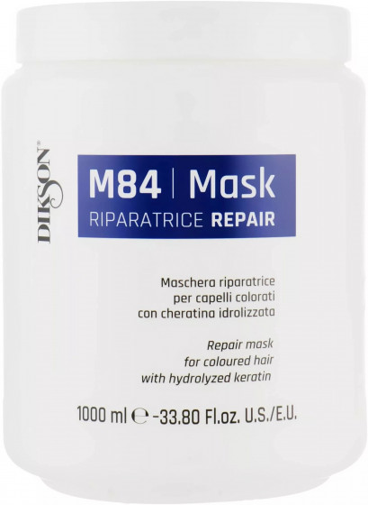 Dikson M84 Repair Mask - Питательная маска с кератином для окрашенных волос