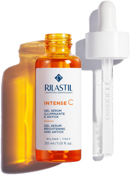 Rilastil Intense C Gel Serum - Антиоксидантная осветляющая гель-сыворотка с витамином С - 4