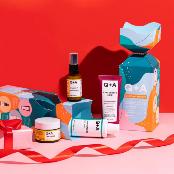 Q+A Skincare Heroes Gift Set - Подарочный набор для совершенной кожи - 9