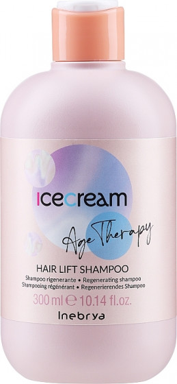 Inebrya Ice Cream Age Therapy Hair Lift Shampoo - Регенерирующий шампунь для зрелых и пористых волос