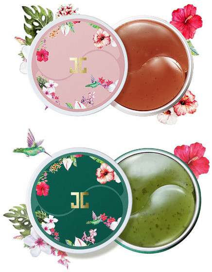 Jayjun Roselle Tea Eye Gel Patch - Гидрогелевые патчи с цветами гибискуса - 5