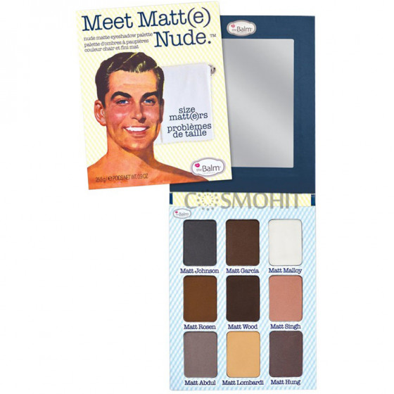 TheBalm Palettes Meet Matte Nude Eyeshadow Palette - Палетка теней - 1