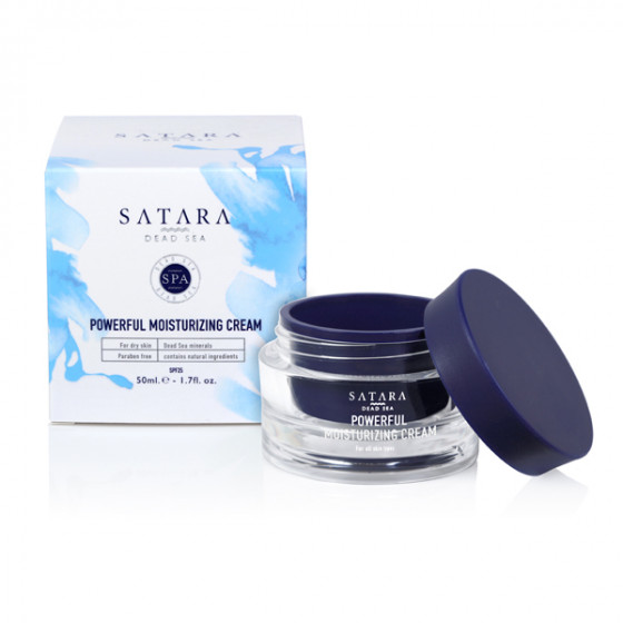 Satara Dead Sea Powerful Moisturizing Cream SPF25 for Dry Skin - Дневной увлажняющий крем для сухой кожи - 2