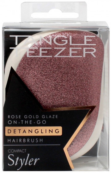 Tangle Teezer Compact Styler Glitter Rose - Расческа для волос - 9