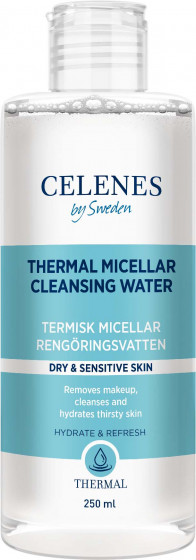 Celenes Thermal Micellar Cleansing Water Dry and Sensitive Skin - Термальная мицеллярная вода для сухой и чувствительной кожи