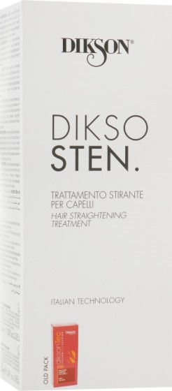 Dikson Dikso Sten Hair Straightening Treatment - Двухфазная процедура для выпрямления волос - 1