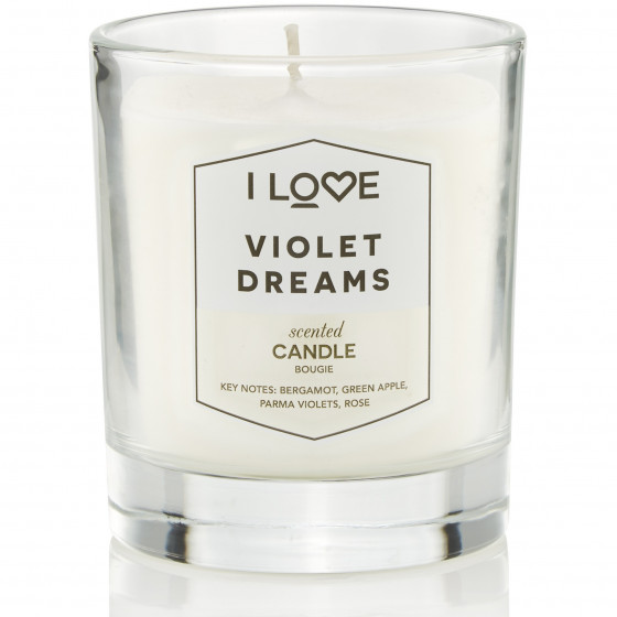 I Love Violet Dreams Candle - Ароматическая свеча "Фиалка"