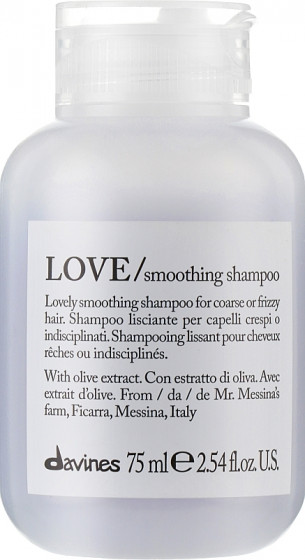 Davines Essential Haircare Love Smoothing Shampoo - Шампунь для разглаживания завитка