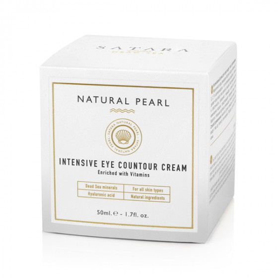 Satara Natural Pearl Intensive Eye Countour Cream - Интенсивный крем для кожи вокруг глаз с витаминами - 1