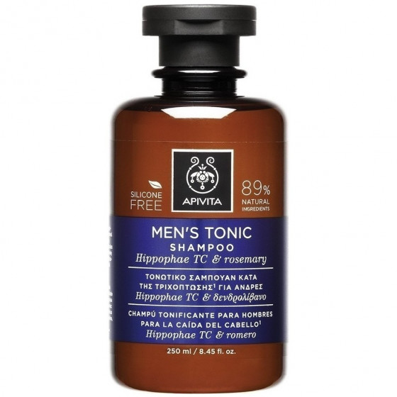 Apivita men′s tonic shampoo with hippophae TC&rosemary - Мужской тонизирующий шампунь с облепихой и розмарином 