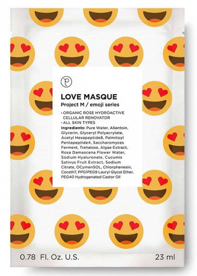 Petite Amie Love Mask - Маска "Любовь для лица. Сияние"