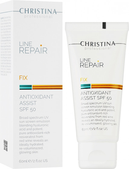 Christina Line Repair Fix Antioxidant Assist SPF 50 - Антиоксидантный лосьон с SPF 50 для лица