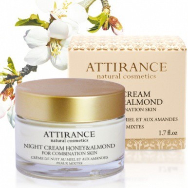 Attirance Honey & Almond Night Face Cream - Ночной крем Мед и Миндаль для комбинированной кожи