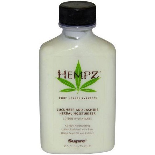 Hempz Cucumber Jasmine Herbal Moisturizer mini 65 мл - Увлажняющее растительное молочко для тела с огурцом и жасмином