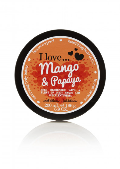 I Love Mango & Papaya Body Butter - Масло для тела "Манго и папайя"