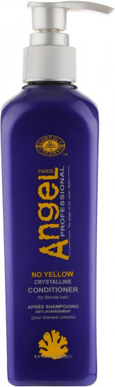 Angel Professional No Yellow Crystalline Conditioner - Кондиционер для нейтрализации желтого пигмента