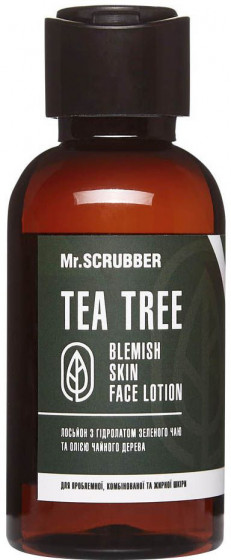 Mr.Scrubber Tea Tree Blemish Skin Face Lotion - Лосьон с гидролатом зеленого чая и маслом чайного дерева