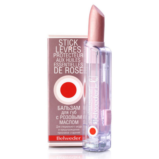 Belweder lip balm with rose oil - Бальзам для губ с розовым маслом