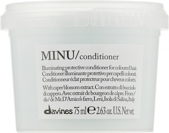 Davines Essential Haircare Minu Conditioner - Кондиционер для защиты цвета окрашенных волос