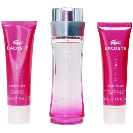 Lacoste Touch Of Pink - Подарочный набор (EDT50+B/L50+S/G50) - 1