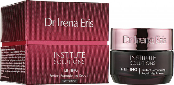 Dr. Irena Eris Institute Solutions Y-Lifting Perfect Remodeling Repair Night Cream - Ночной крем, восстановливающий овал лица - 1