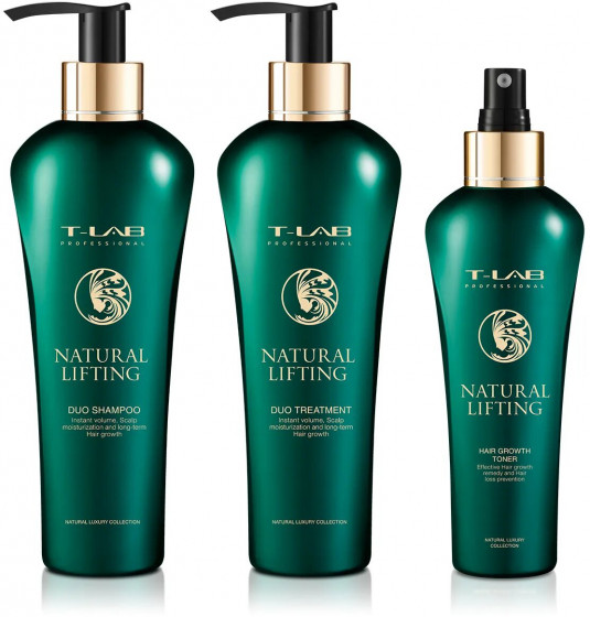 T-LAB Professional Natural Lifting Hair Growth Toner - Тоник для увеличения объема волос - 3