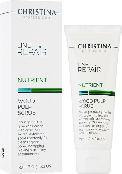 Christina Line Repair Nutrient Wood Pulp Scrub - Скраб для лица с деревянной целлюлозой