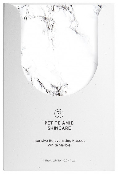 Petite Amie Intensive Rejuvenating Masque, White Marble - Мраморная маска для лица "Антивозрастная"