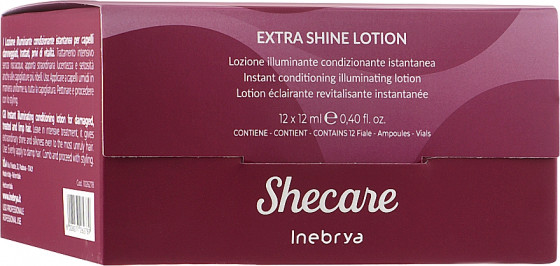 Inebrya She Care Extra Shine Lotion - Лосьон для сияния волос