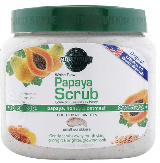 Hollywood Style White Glow Papaya Scrub - Скраб "Белое сияние" с папайей