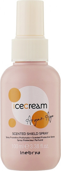 Inebrya Ice Cream Argan Age Scented Shield Spray - Ароматизированный защитный спрей для волос