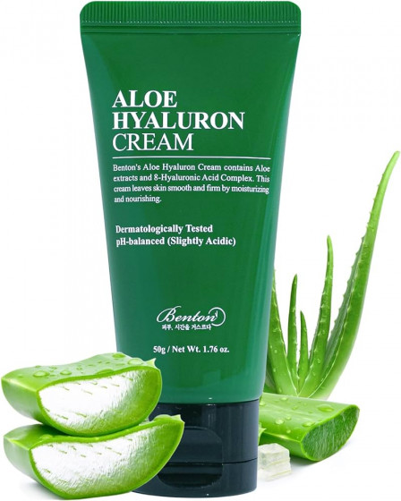 Benton Aloe Hyaluron Cream - Крем с алоэ и гиалуроновым комплексом - 2