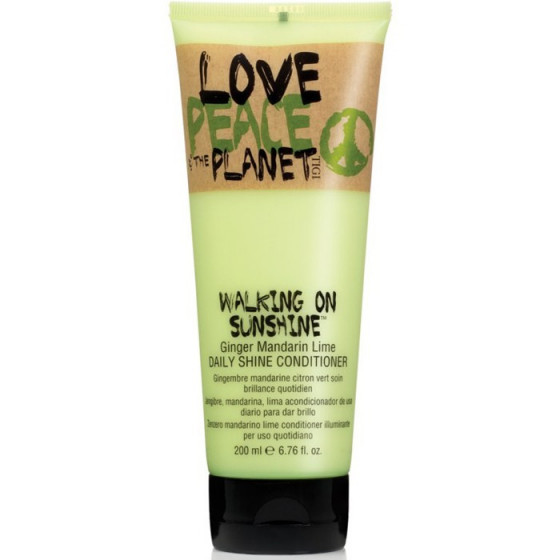 Tigi Love Peace Planet Walking On Sunshine Conditioner - Ежедневный кондиционер для блеска