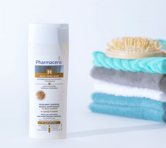 Pharmaceris H-Sensitonin Professional Soothing Shampoo for Sensitive scalp - Успокаивающий шампунь для чувствительной кожи головы - 2