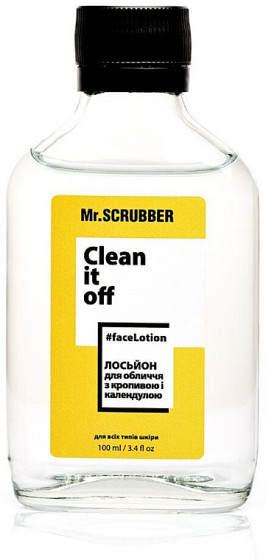 Mr.Scrubber Clean It Off Face Lotion - Лосьон для лица с крапивой и календулой