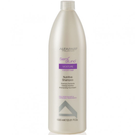 Alfaparf Semi Di Lino Moisture Nutritive Shampoo - Шампунь питательный и увлажняющий - 1