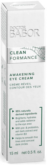 Babor Cleanformance Awakening Eye Cream - Утренний крем для век против отечности - 1