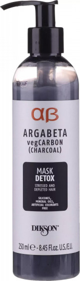 Dikson Argabeta Carbon Detox Mask - Детоксицирующая маска для волос